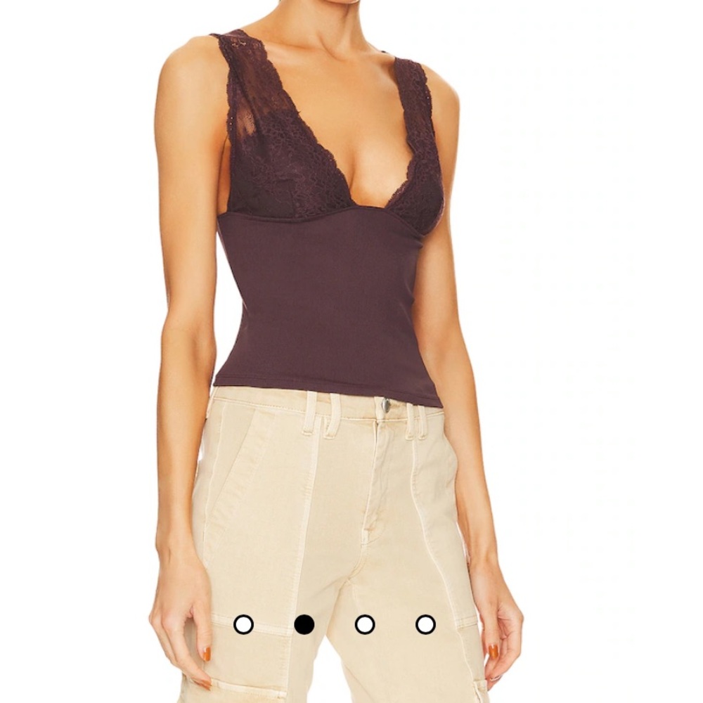 Free People Lace Tank Top